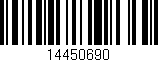 Código de barras (EAN, GTIN, SKU, ISBN): '14450690'