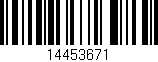 Código de barras (EAN, GTIN, SKU, ISBN): '14453671'