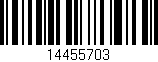 Código de barras (EAN, GTIN, SKU, ISBN): '14455703'