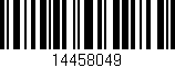 Código de barras (EAN, GTIN, SKU, ISBN): '14458049'
