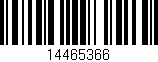 Código de barras (EAN, GTIN, SKU, ISBN): '14465366'