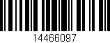 Código de barras (EAN, GTIN, SKU, ISBN): '14466097'