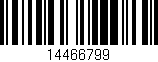 Código de barras (EAN, GTIN, SKU, ISBN): '14466799'