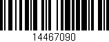 Código de barras (EAN, GTIN, SKU, ISBN): '14467090'