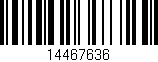 Código de barras (EAN, GTIN, SKU, ISBN): '14467636'