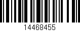 Código de barras (EAN, GTIN, SKU, ISBN): '14468455'