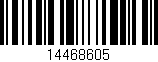 Código de barras (EAN, GTIN, SKU, ISBN): '14468605'