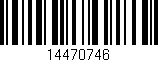 Código de barras (EAN, GTIN, SKU, ISBN): '14470746'