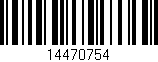 Código de barras (EAN, GTIN, SKU, ISBN): '14470754'