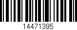 Código de barras (EAN, GTIN, SKU, ISBN): '14471395'