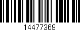 Código de barras (EAN, GTIN, SKU, ISBN): '14477369'