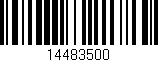 Código de barras (EAN, GTIN, SKU, ISBN): '14483500'