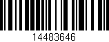 Código de barras (EAN, GTIN, SKU, ISBN): '14483646'