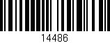 Código de barras (EAN, GTIN, SKU, ISBN): '14486'
