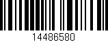 Código de barras (EAN, GTIN, SKU, ISBN): '14486580'