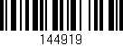 Código de barras (EAN, GTIN, SKU, ISBN): '144919'