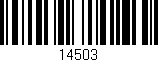 Código de barras (EAN, GTIN, SKU, ISBN): '14503'