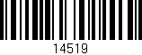 Código de barras (EAN, GTIN, SKU, ISBN): '14519'