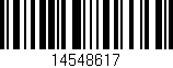 Código de barras (EAN, GTIN, SKU, ISBN): '14548617'