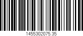 Código de barras (EAN, GTIN, SKU, ISBN): '1455302075.35'