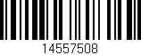 Código de barras (EAN, GTIN, SKU, ISBN): '14557508'