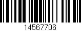 Código de barras (EAN, GTIN, SKU, ISBN): '14567706'