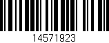 Código de barras (EAN, GTIN, SKU, ISBN): '14571923'