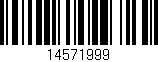 Código de barras (EAN, GTIN, SKU, ISBN): '14571999'