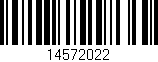 Código de barras (EAN, GTIN, SKU, ISBN): '14572022'
