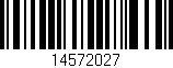 Código de barras (EAN, GTIN, SKU, ISBN): '14572027'