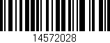 Código de barras (EAN, GTIN, SKU, ISBN): '14572028'