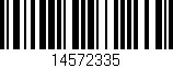 Código de barras (EAN, GTIN, SKU, ISBN): '14572335'