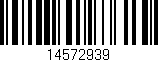 Código de barras (EAN, GTIN, SKU, ISBN): '14572939'