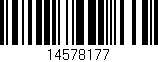 Código de barras (EAN, GTIN, SKU, ISBN): '14578177'