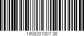 Código de barras (EAN, GTIN, SKU, ISBN): '1458201007.38'