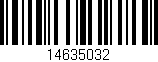 Código de barras (EAN, GTIN, SKU, ISBN): '14635032'