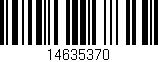 Código de barras (EAN, GTIN, SKU, ISBN): '14635370'