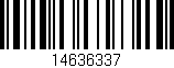 Código de barras (EAN, GTIN, SKU, ISBN): '14636337'