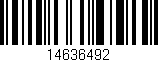 Código de barras (EAN, GTIN, SKU, ISBN): '14636492'