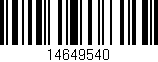 Código de barras (EAN, GTIN, SKU, ISBN): '14649540'