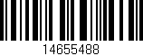 Código de barras (EAN, GTIN, SKU, ISBN): '14655488'