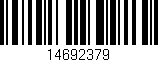 Código de barras (EAN, GTIN, SKU, ISBN): '14692379'