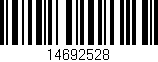 Código de barras (EAN, GTIN, SKU, ISBN): '14692528'