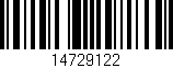 Código de barras (EAN, GTIN, SKU, ISBN): '14729122'