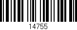 Código de barras (EAN, GTIN, SKU, ISBN): '14755'