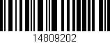 Código de barras (EAN, GTIN, SKU, ISBN): '14809202'