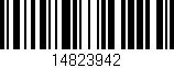Código de barras (EAN, GTIN, SKU, ISBN): '14823942'