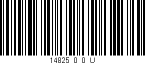 Código de barras (EAN, GTIN, SKU, ISBN): '14825_0_0_U'