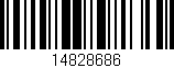 Código de barras (EAN, GTIN, SKU, ISBN): '14828686'