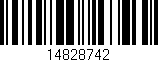 Código de barras (EAN, GTIN, SKU, ISBN): '14828742'